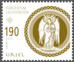 Liechtenstein julfrimärke 2012, Ärkeängeln Uriel