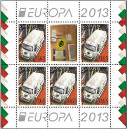 Bulgarien europafrimärke 2013
