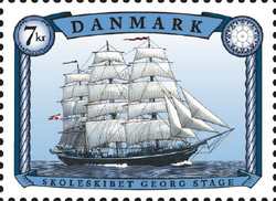 Danmark Danska segelfartyg GEORG STAGE