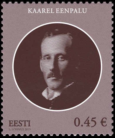 Estland frimärken 20130528 Kaarel Eenpalu