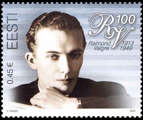 Estland frimärken 20131007 Raimond Valgre