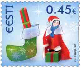 Estland frimärken 20131122 Julfrimärken