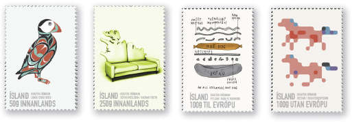 Islandfrimärken 20130314 Nutida isländsk design IV
