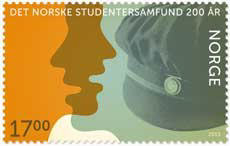 Norge frimärken 20130610 Studentersamfund