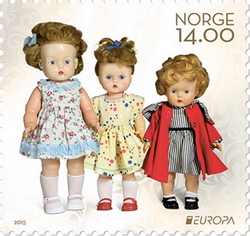 Norge frimärken 20150605 Annedockan