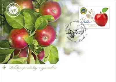 Polen FDC 20140718 Polsk äpple