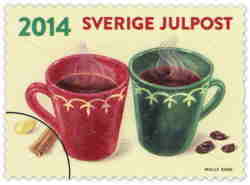 Sverige frimärken 20141113 Julfrimärken