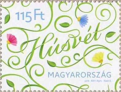 Easter stamp Ungern